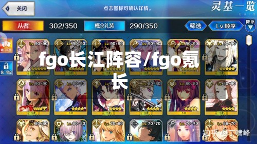 fgo长江阵容/fgo氪长-第2张图片