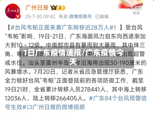 1日广东疫情速报/广东疫情今天-第1张图片