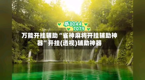 万能开挂辅助“雀神麻将开挂辅助神器”开挂(透视)辅助神器-第3张图片