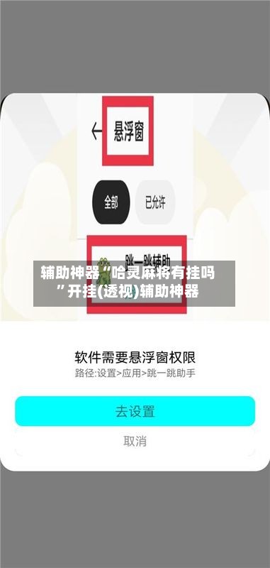 辅助神器“哈灵麻将有挂吗	”开挂(透视)辅助神器-第2张图片