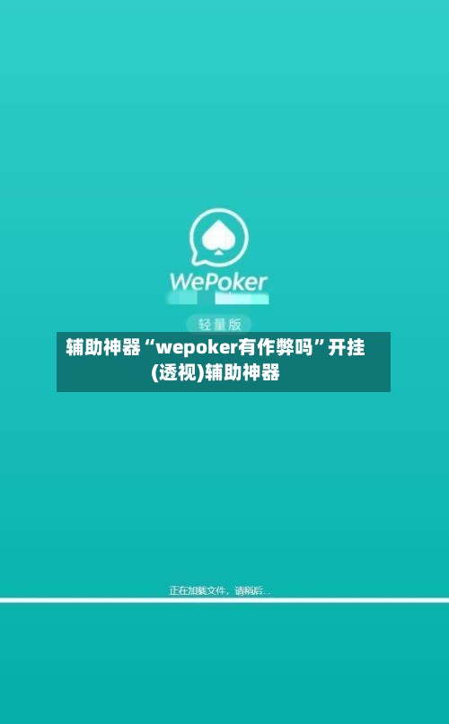 辅助神器“wepoker有作弊吗	”开挂(透视)辅助神器-第2张图片