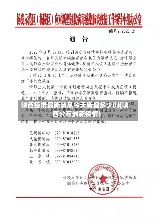陕西疫情最新消息今天新增多少例(陕西公布最新疫情)-第2张图片