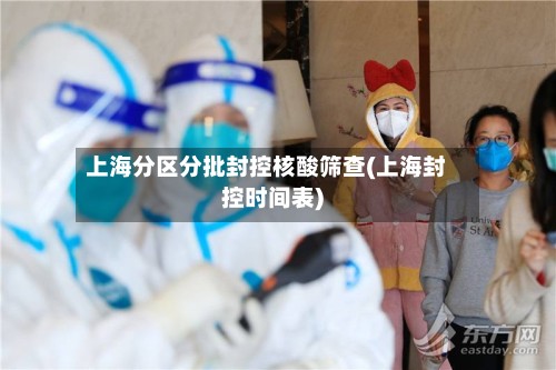 上海分区分批封控核酸筛查(上海封控时间表)-第2张图片
