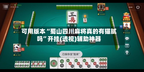 可用版本“蜀山四川麻将真的有猫腻吗”开挂(透视)辅助神器-第2张图片