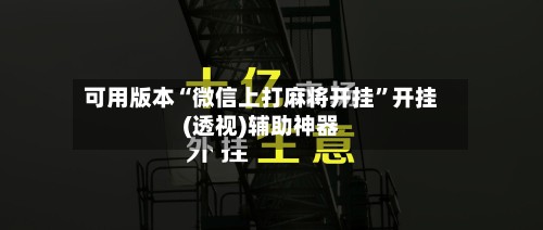 可用版本“微信上打麻将开挂”开挂(透视)辅助神器-第2张图片