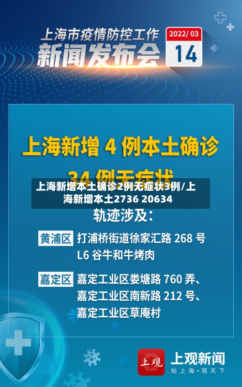上海新增本土确诊2例无症状3例/上海新增本土2736 20634-第2张图片