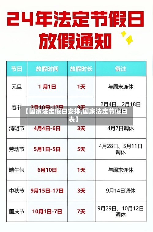 【国家法定假日安排,国家法定节假日表】-第3张图片