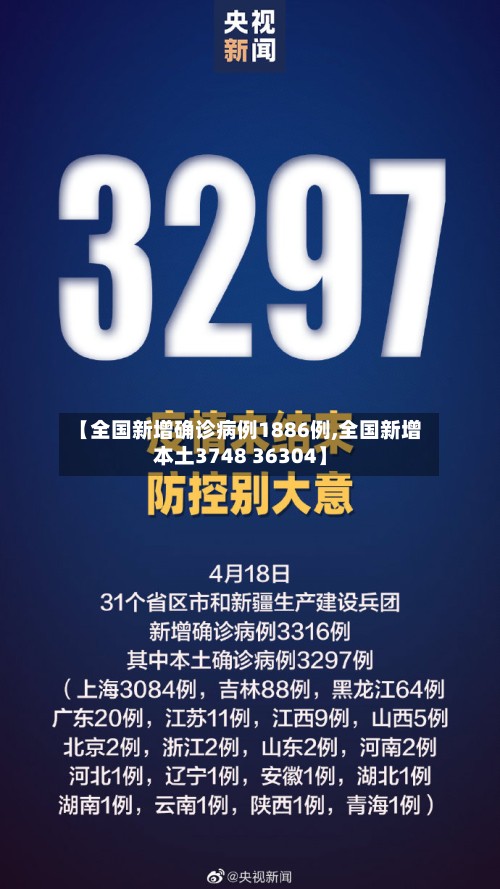 【全国新增确诊病例1886例,全国新增本土3748 36304】-第2张图片