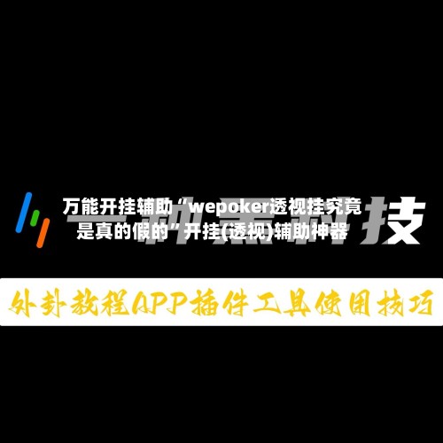 万能开挂辅助“wepoker透视挂究竟是真的假的”开挂(透视)辅助神器-第2张图片