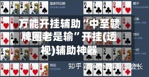 万能开挂辅助“中至赣牌圈老是输”开挂(透视)辅助神器-第2张图片