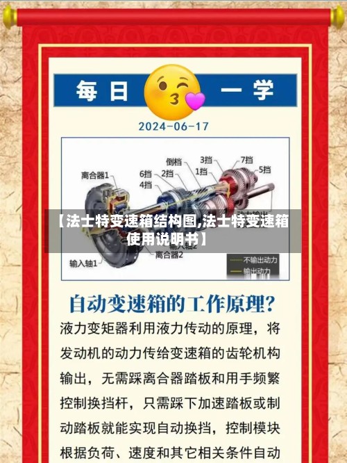 【法士特变速箱结构图,法士特变速箱使用说明书】